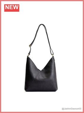 Handmade Leather Slouchy Crossbody Shoulder Bag